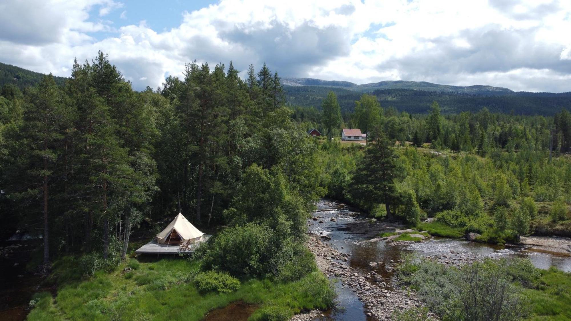 Fossumsanden Camping Og Hytter Fyresdal Exteriér fotografie