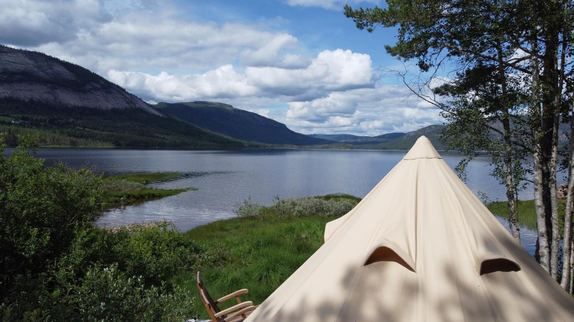 Fossumsanden Camping Og Hytter Fyresdal Exteriér fotografie