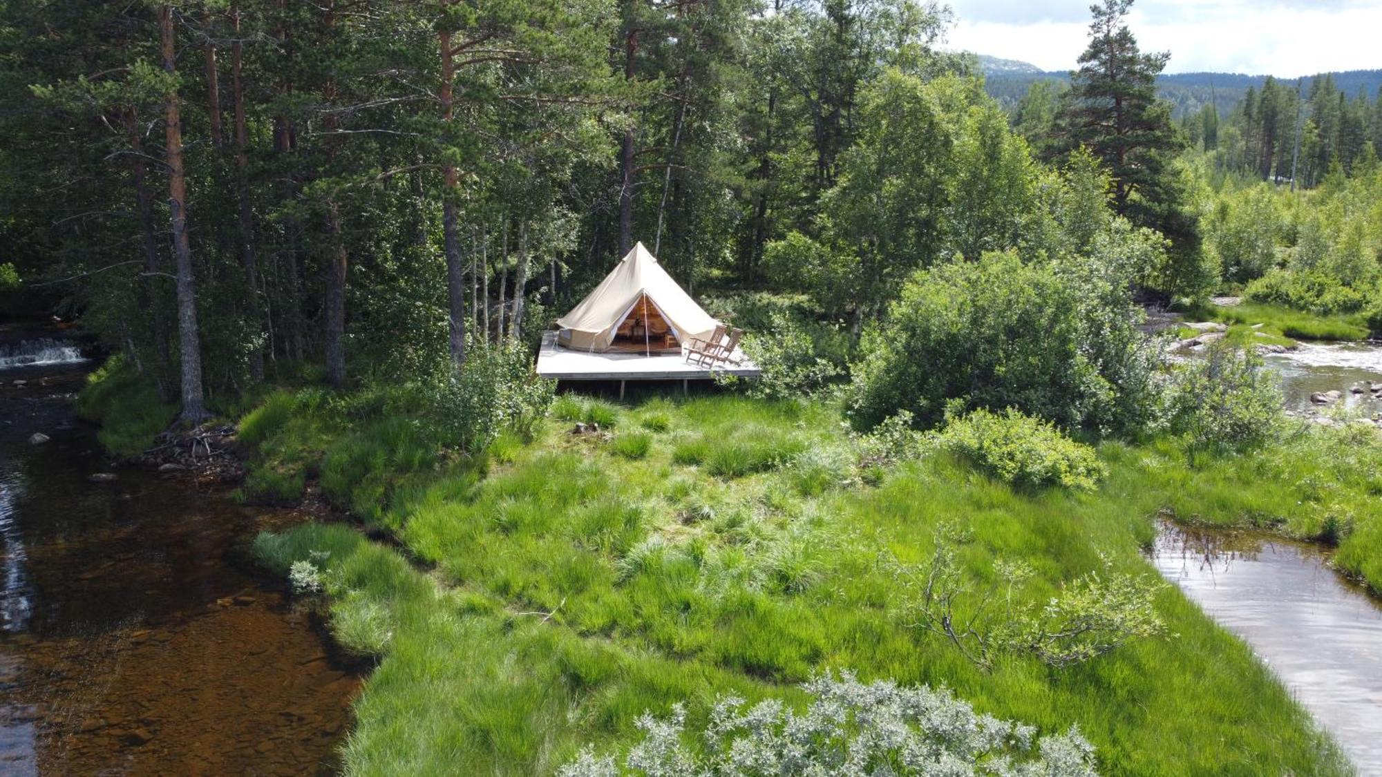 Fossumsanden Camping Og Hytter Fyresdal Exteriér fotografie